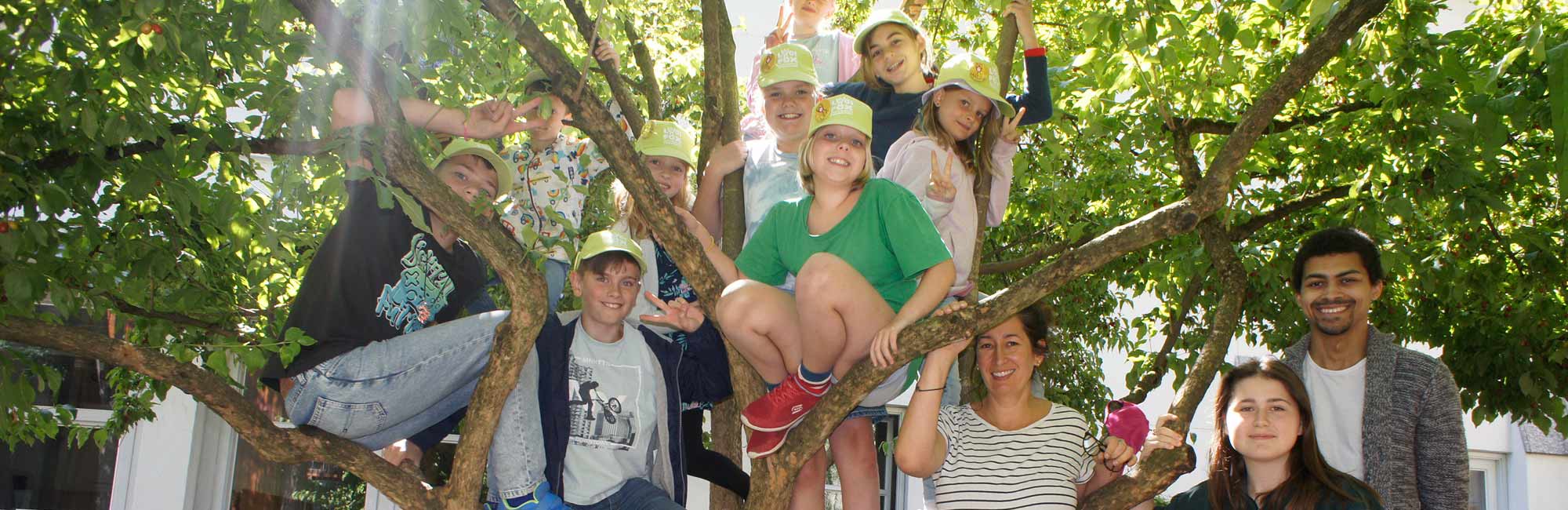 Gruppenbild vom Logi Fox Freundschaftscamp 2023